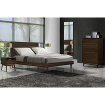 Best Master Jamie Velvet Upholstered Tower High Profile Queen Bed