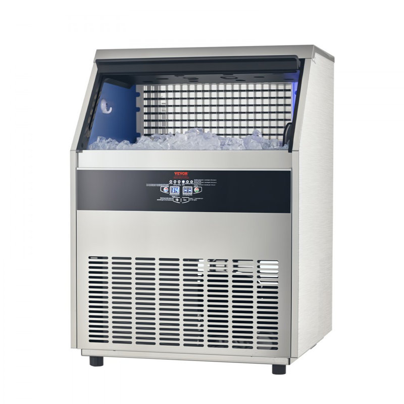 Machine à glaçons commerciale autoportante 440 lbs / 24H 160 cubes de glace