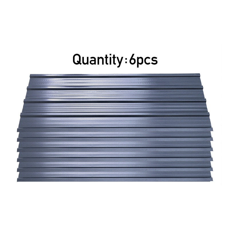 Dakota Fields Steel Roofing Kit, Blue, 115cm H x 45cm W x 0.04cm D