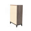 Commode en bois massif avec rangement 1 chambre 5 pièces