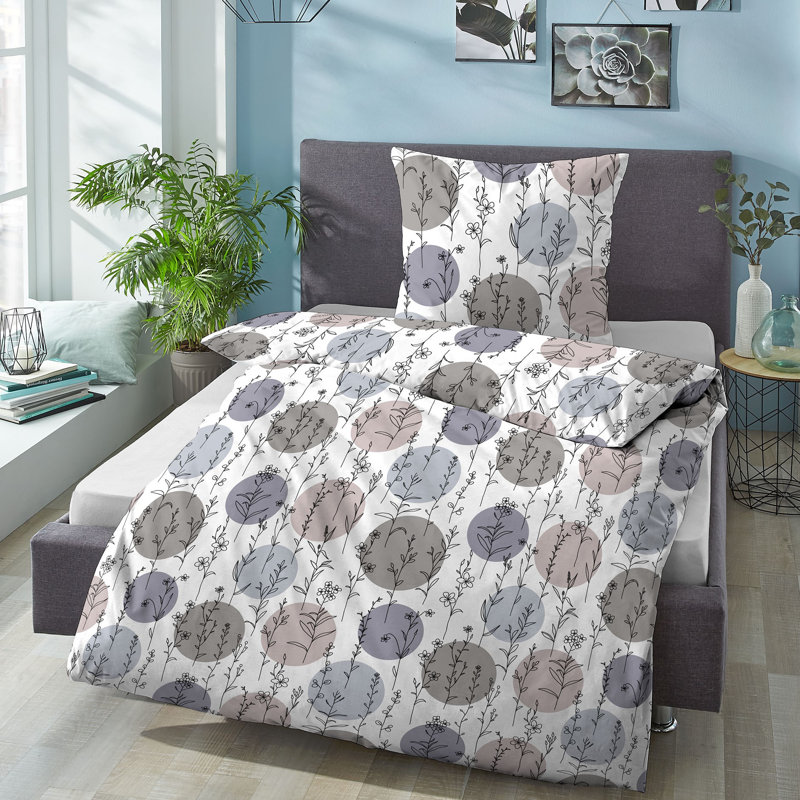 Sateen Duvet Cover Set Set, 135 x 200 cm - 1 Pillowcase (80 x 80 cm)