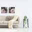 « romantique moody fleurs on black i & iii » par tre sorelle studios-2 pièces, ensemble de 2 reproductions d’art sur toile