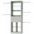 38.9-48.9”Closet System With Adjustable Rods & Drawers-1817255206