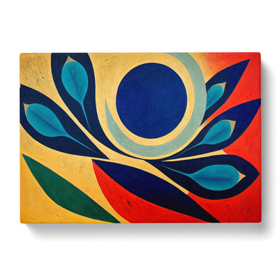 Exquisite Abstract Flowers - Wrapped Canvas Print