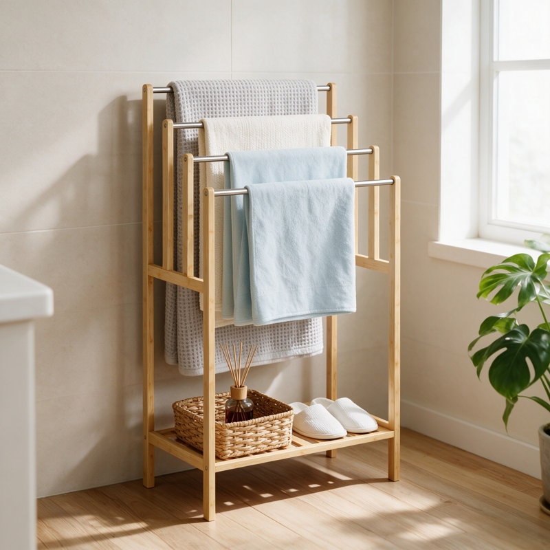 50 cm L Wall Mounted Towel Rack