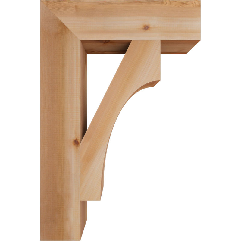 Support Westlake Block, Cèdre rouge de l'Ouest (lisse), H 36 po x l 5,5 po x P 24 po