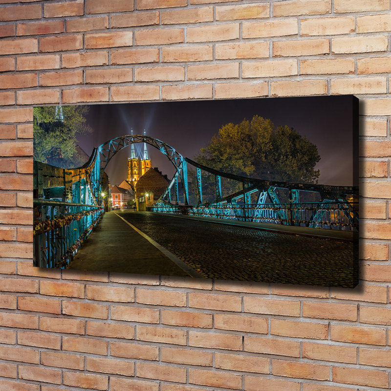 Bridge Of Lovers - Wrapped Canvas Print