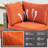 Bertrad Premium All-Weather Wicker 5 - Person Patio Conversation Set with Cushions-702036900-701377576