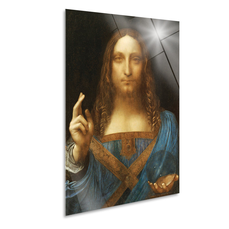 Salvator Mundi by Leonardo Da Vinci - No Frame Painting, Plastic/Acrylic, 100cm H x 70cm W