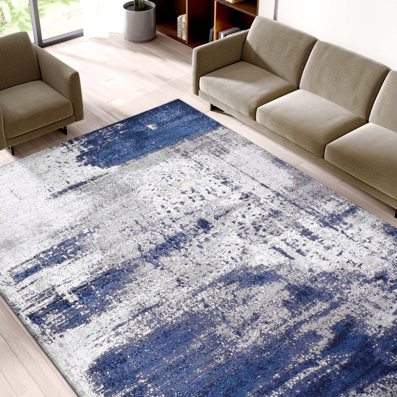Abstract Area Rug, Rectangle 10' x 14'