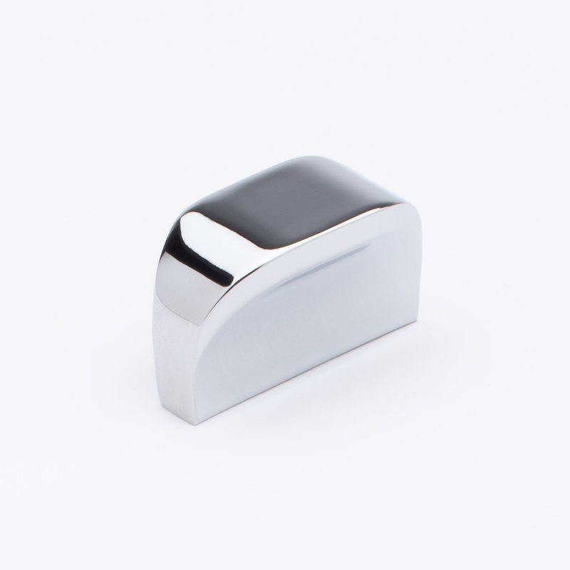 Seneca 1 3/4" Length Rectangle Knob, Polished Chrome