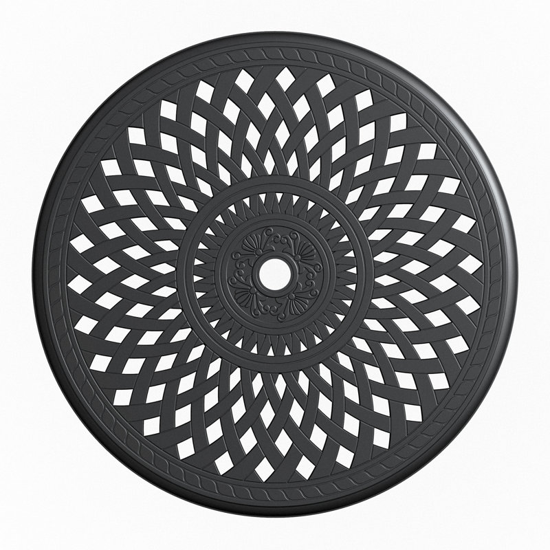 Table de salle à manger en aluminium