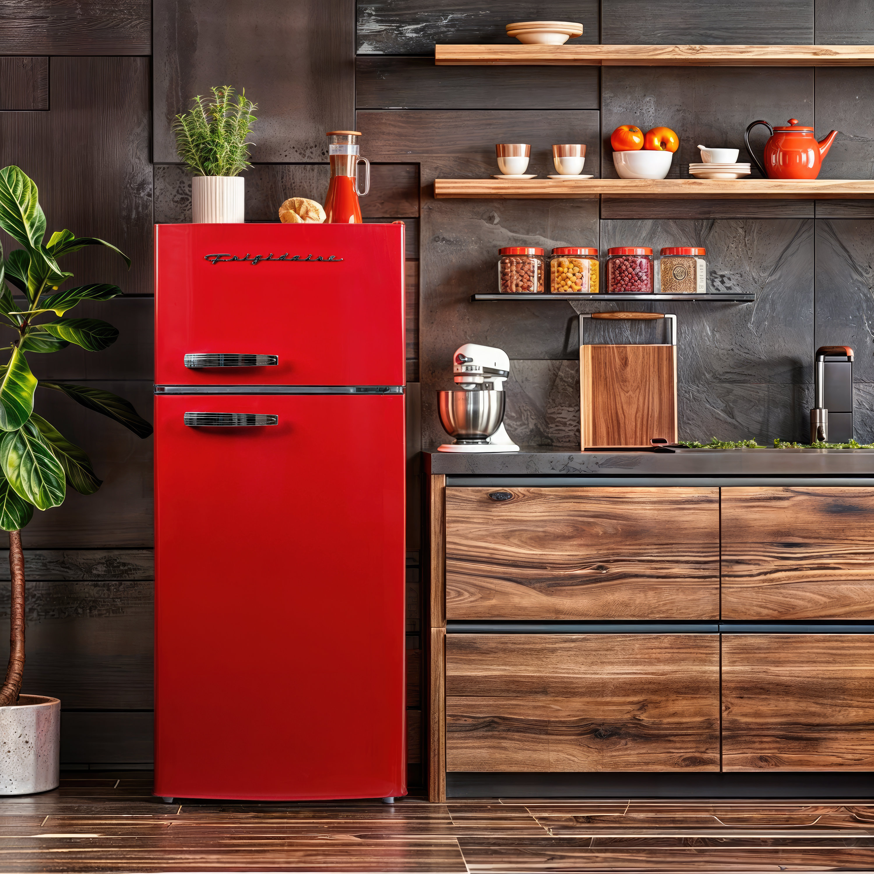 Frigidaire FRIGIDAIRE 7 5 Cu Ft Capacity Retro Fridge Freezer Combo 7-eleven-expansion-in-southern-texas-glr-inc