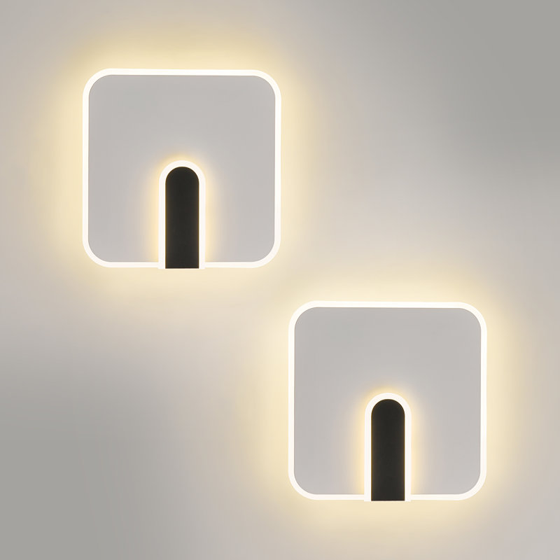 Modern Wall Sconces Bathroom Vanity Light Wall Sconces Set Of Two  Wall Lights Led Acrylic Wall Sconce Indoor Wall Lamp For Living Room Hallway Bedroom