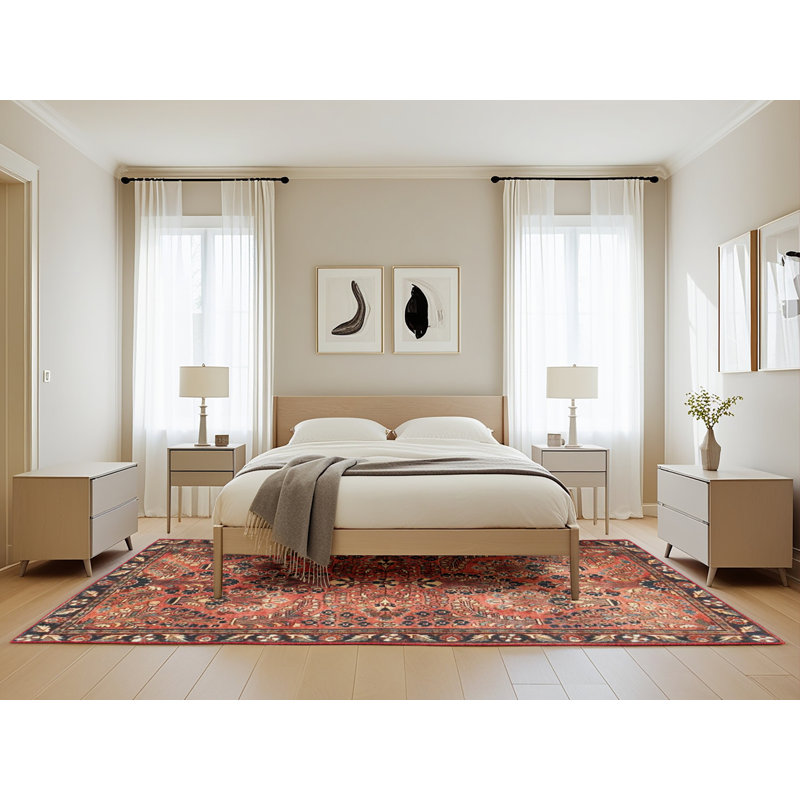 Thiele Oriental Indoor Rug, Rectangle 5' x 8'
