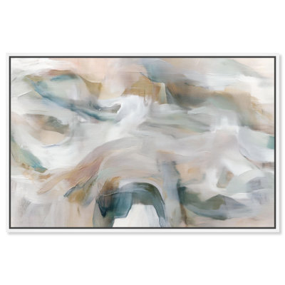 «Whispering Colors IV», art abstrait sur toile 