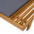 LOUNGE CHAISE SET,SPACE AVAILABLE ON ONE SIDE, ACACIA WOOD WITH WATER-RESISTANT LOUNGE CUSHIONS (2 INCH THICK)-952094606