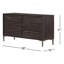 Wyeth 6 - Drawer Solid Wood Dresser-961836006
