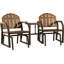 Chaise berçante en métal Allerton