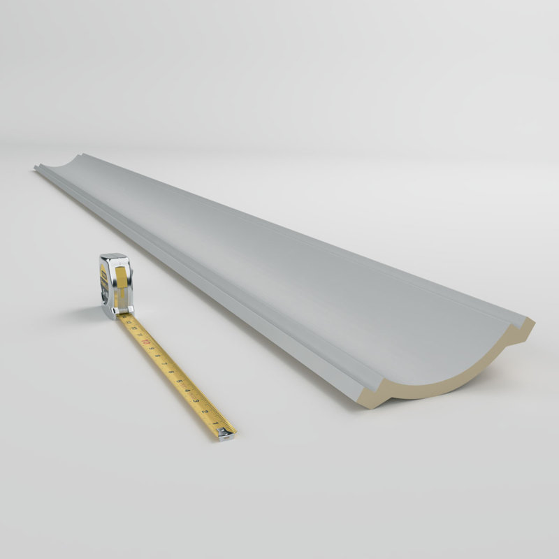 Graham 6" x 94.5" Unfinished Polyurethane Crown Moulding