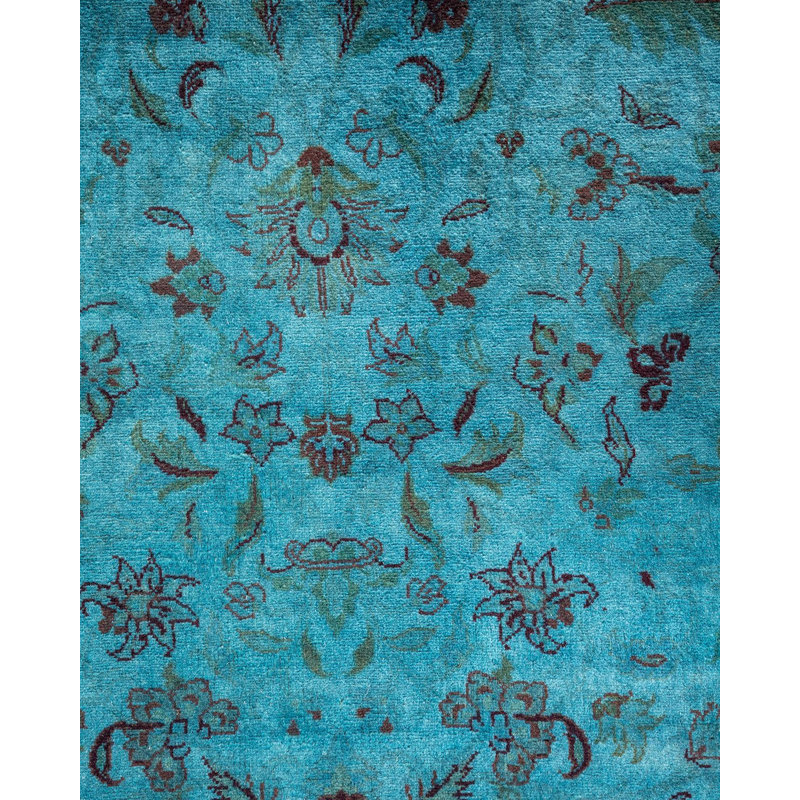 Fine Vibrance One-of-a-Kind 4' 2" X 6' 2" Hand Knotted Area Rug