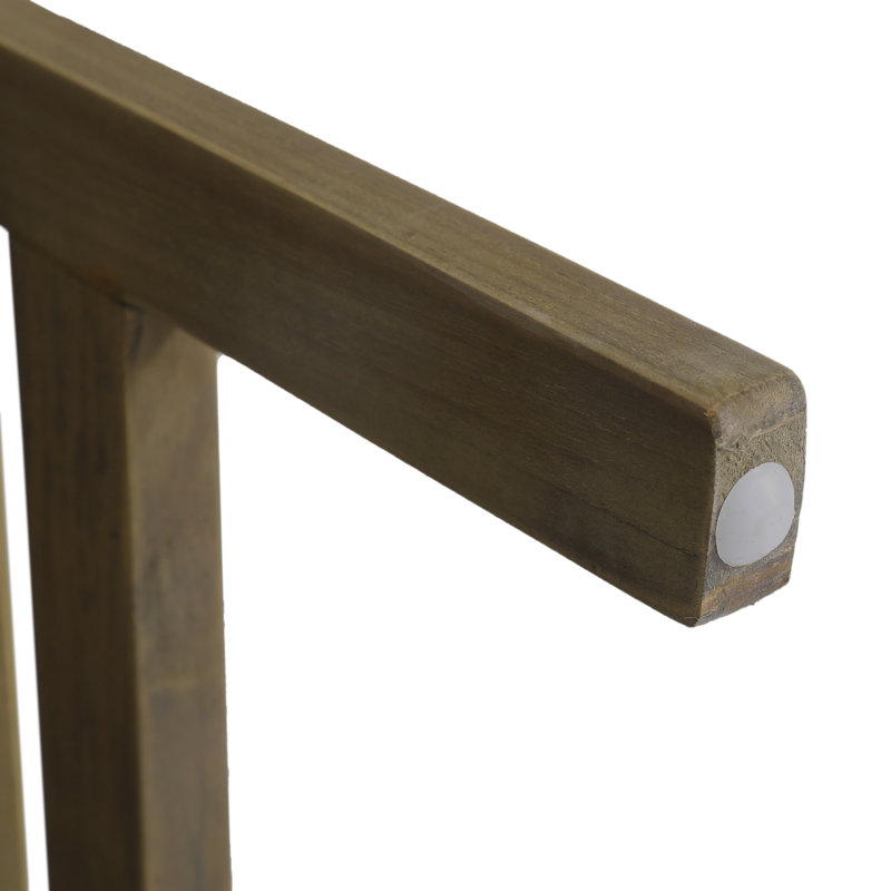 Chaises longues d'extérieur en bois de teck massif avec coussins Montelongo, Gris, Brun