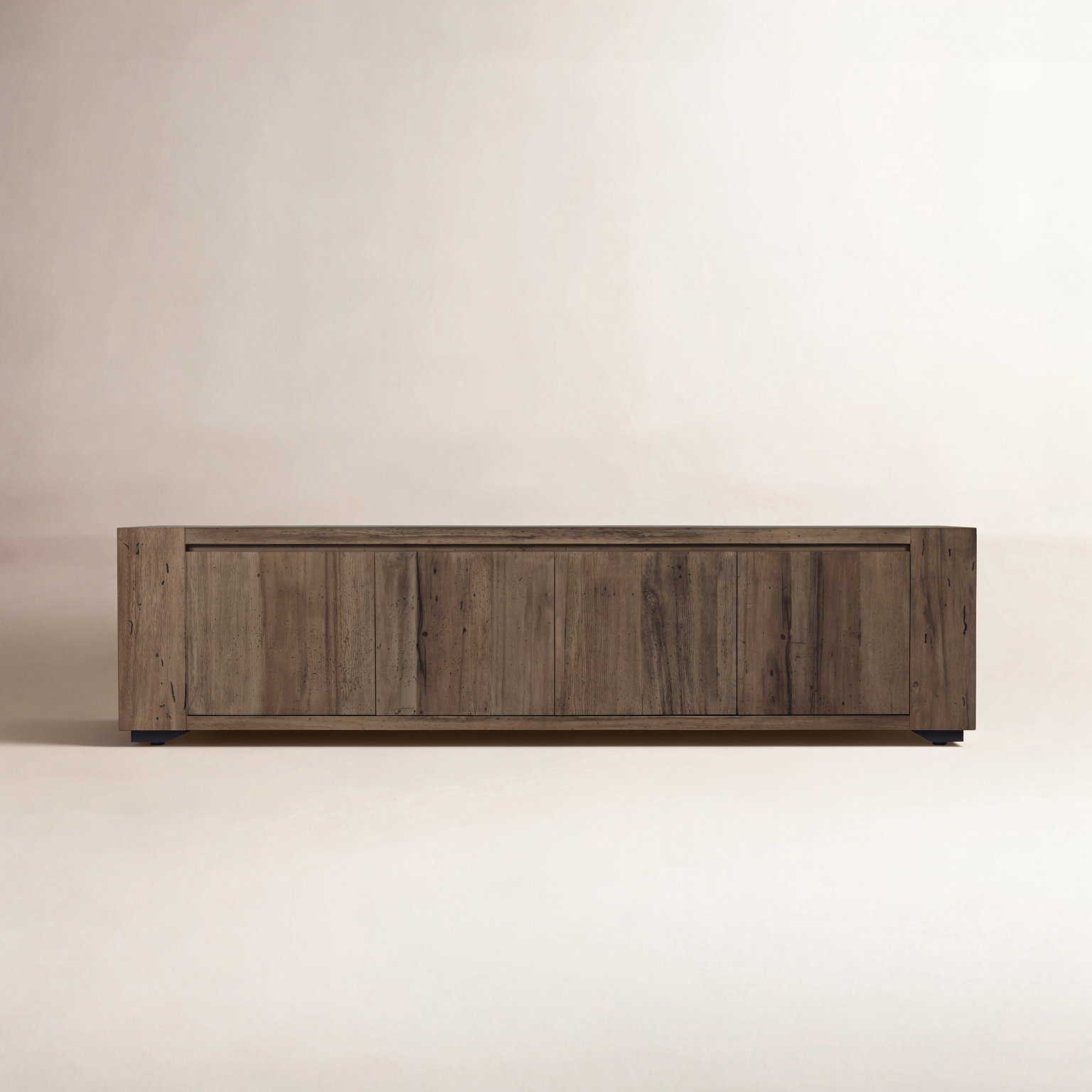 Lockney 95" Media Console, Brown
