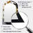 Liquid Gold Black & White Textured Spiral Magic - Abstract Spirals Arch Large Mirror, Modern Asymmetrical Unique Wall Mirror Decor, Printed Metal Art-103765550