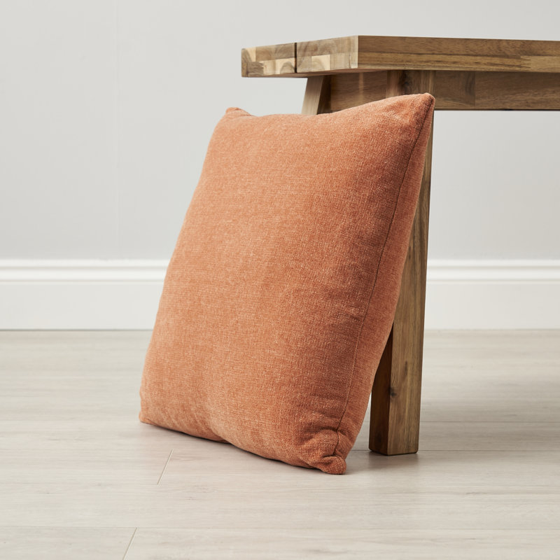 Polemenakos Square Cushion, Terracotta