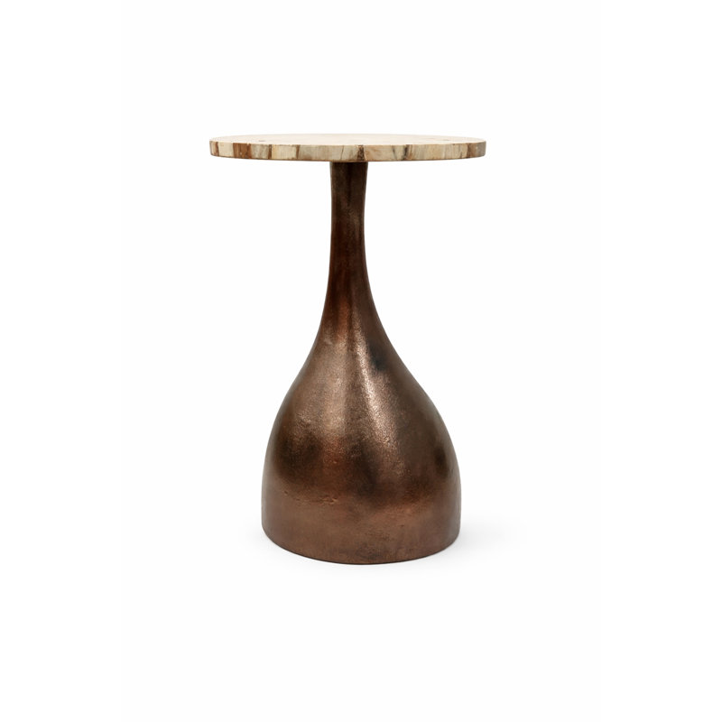 Petrified Wood Trumpet Accent
Table