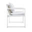 Causeuse d'extérieur en aluminium avec coussins Chester