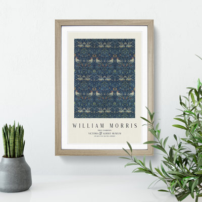 Birds Vol.2 by William Morris - Framed Print