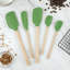 Flex-Core Wood Handled Spatula 5 Piece Set For Meal-1992099772