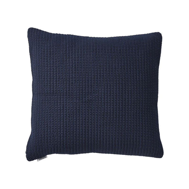 Divine Indoor/Outdoor Square Pillow Cover & Insert, Midnight Blue