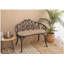 Banc de jardin Tulip
Noir avec coussin