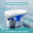 Smart Toilet With Tank, Uv Sterilization, Auto Open/Close, Auto Flush, Heated Seat, Warm Air Dryer, Adjustable Water Temp & Pressure, Feminine Wash, Blue Night Light