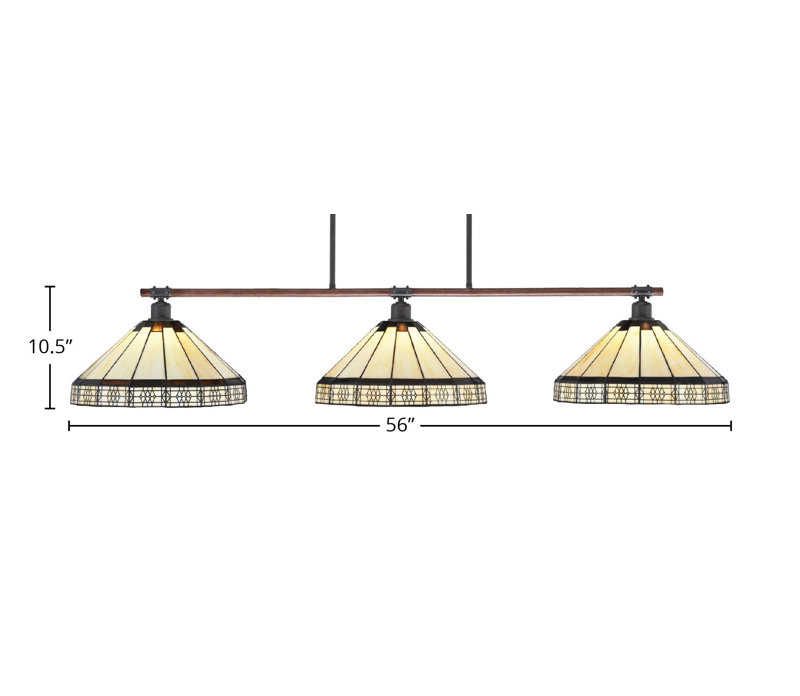 Luminaire suspendu 3 lumières Kaolan