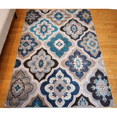 Baskett Floral Indoor Rug