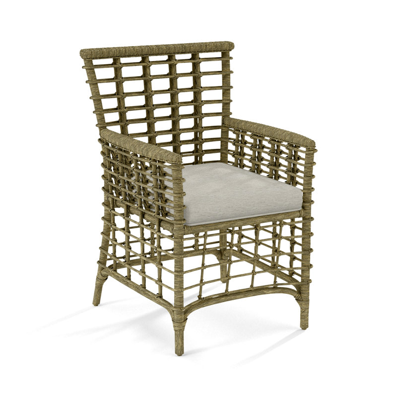 Fauteuil Luca, Beige de base, Laiton