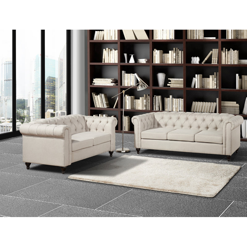 Ensemble de salon 2 pièces Morehouse, Beige