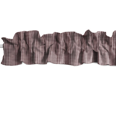 Cantonnière à carreaux Gingham