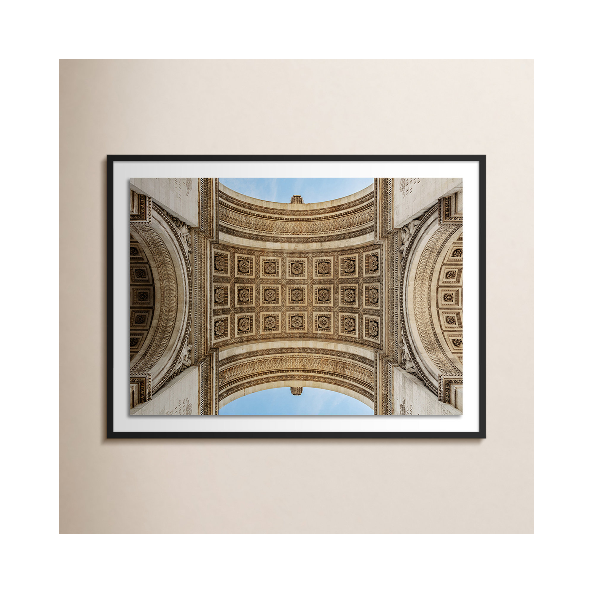 Arc De Triumphe by Guy Sargent, Black, 30" H x 40" W x 2.5" D