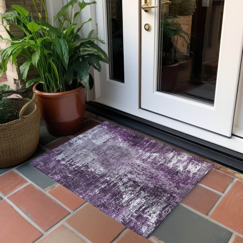 Alta Abstract Indoor / Outdoor Rug, Rectangle 1'8" x 2'6"