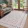Meadow Bloom Traditional Floral Washable Living Room Area Rug