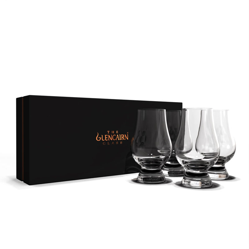 Verres à whisky Glencairn dans un coffret de présentation