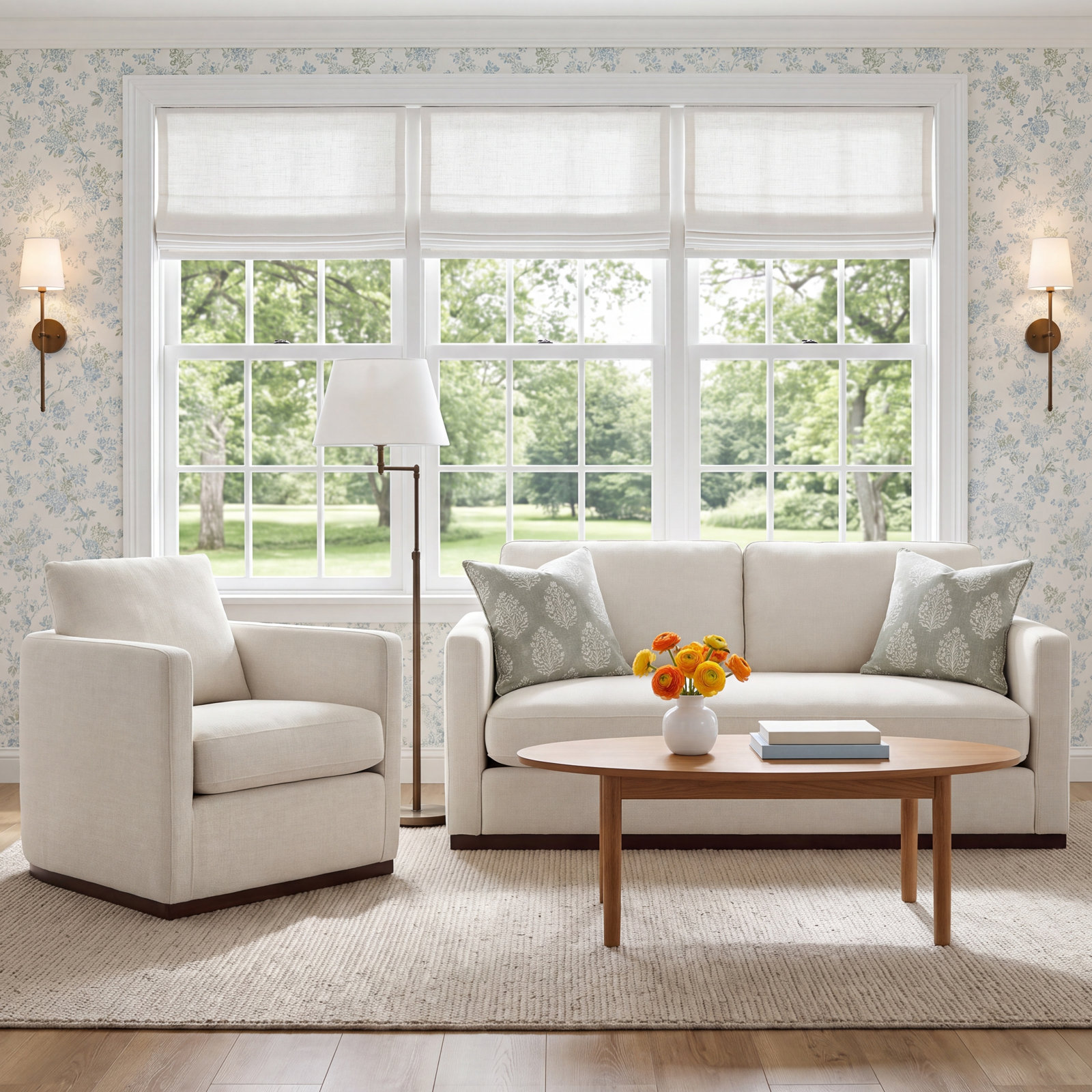 Bobbi 2-Piece Linen Living Room Set, Effie Linen