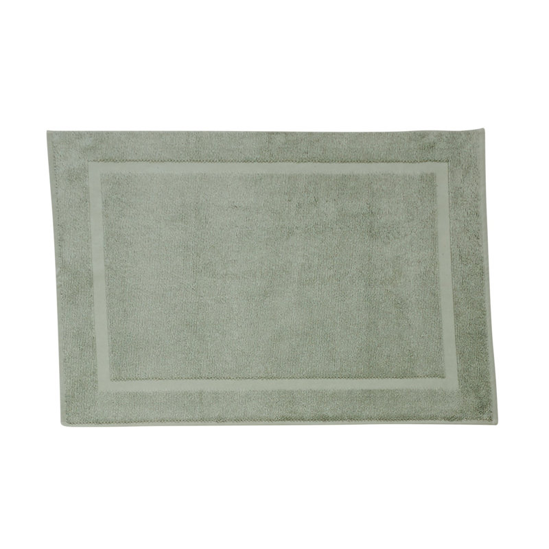 Leonis Cotton Bath Rug, Light Green