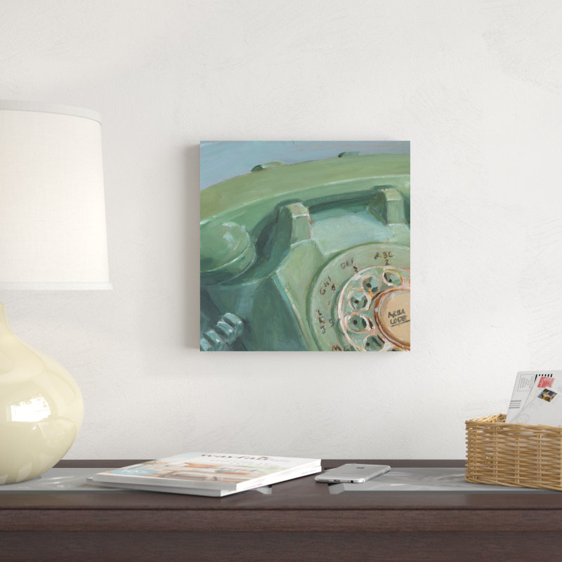 «The 70's Called ... II» par Ethan Harper - reproduction d'art sur toile tendue, H 12 po x l 12 po