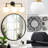 Romale Dimmable Bathroom Vanity Light with 5.9in Milk Opal Glass Globe Shade-473160374-481634255