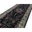 Hand-Knotted High-Quality Black Runner